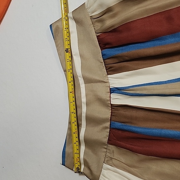 Banana Republic Multicolor Striped Midi Skirt, NWT - Picture 7 of 9